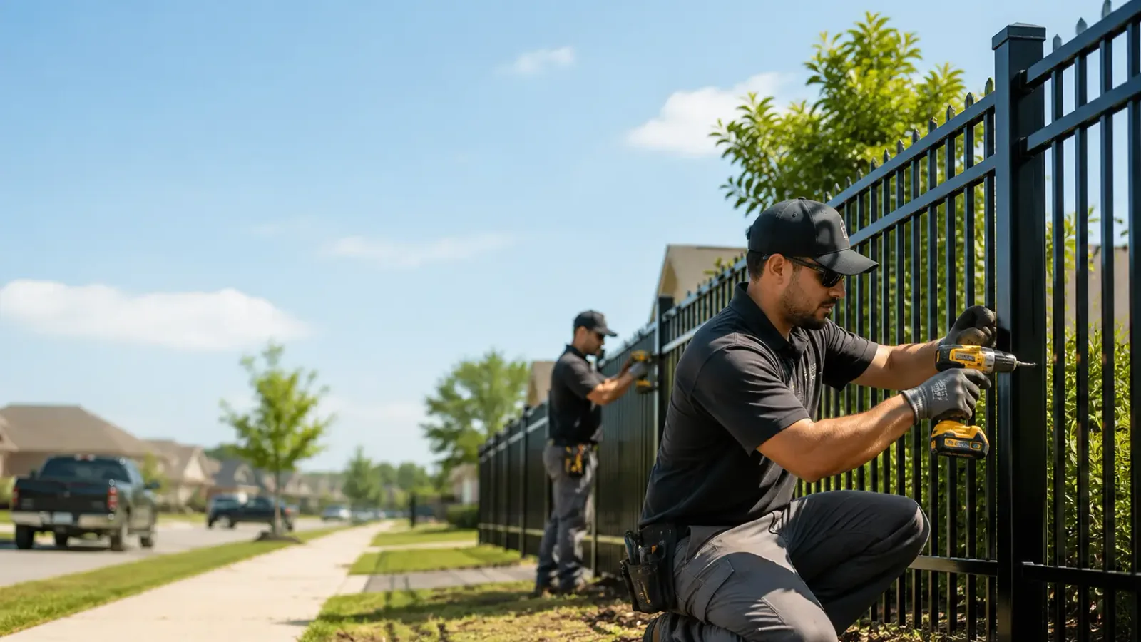 Metal Fence Installation in Two Rivers, WI